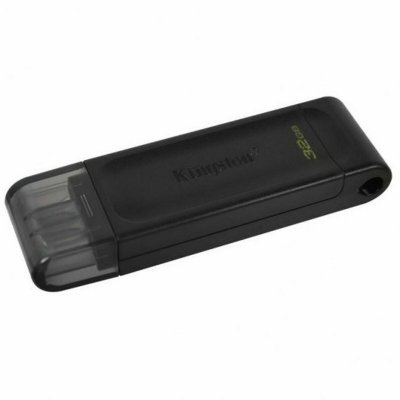 Kingston USB-Penn DT70/128GB Svart 128 GB