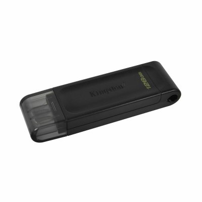 Kingston USB-Penn DT70/128GB Svart 128 GB