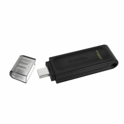Kingston USB-Penn DT70/128GB Svart 128 GB