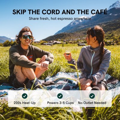 Outin Bærbar Kaffetrakter OUTINTEAL Turkis Rustfritt stål 80 ml