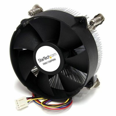 Startech CPU-vifte FAN1156PWM LGA 1155 1156 Svart Aluminium