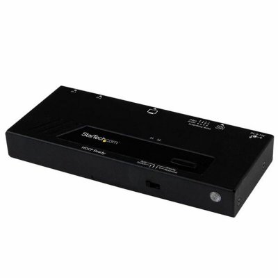 Startech HDMI svitsj VS221HDQ 1920 x 1200 px Svart Aluminium