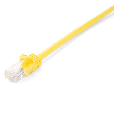 UTP Category 6 Rigid Network Cable V7 V7CAT5UTP-01M-YLW-1E 1 m