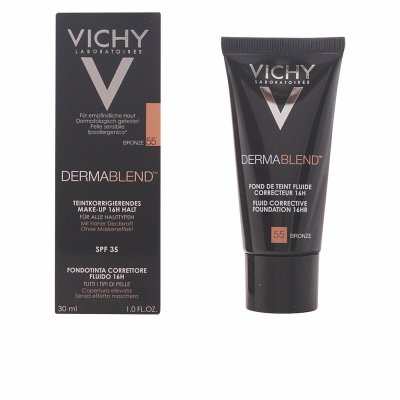 Vichy Flytende Foundationsminke Dermablend Spf 35 30 ml 55 - bronze