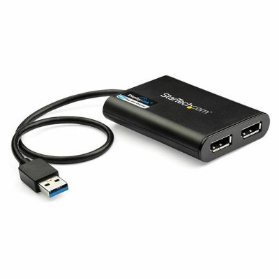 Startech DisplayPort-Kabel USB 3. 0 USB32DP24K60 Svart Plast