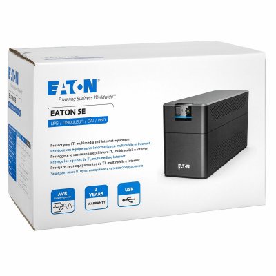 Eaton Interaktiv UPS 5E Gen2 1200 USB Svart