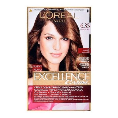 Permanent Dye Excellence L'Oreal Make Up Excellence Nº 9.0-rubio muy claro Nº 8.0-rubio claro 192 ml