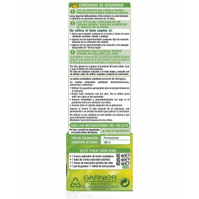 Garnier Permanent hårfarge - krem Nutrisse Nº 6, 41-Sweet Amber (3 enheter)
