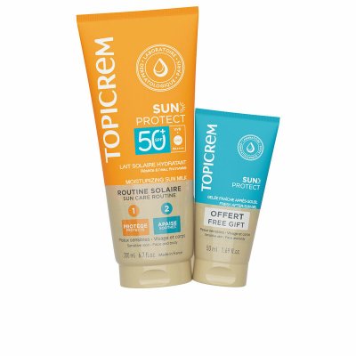 Topicrem Solbeskyttelses sett SUN PROTECT Spf 50 50+ 2 Deler