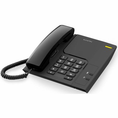 Alcatel Fasttelefon ATLE1413717 LED Svart Plast