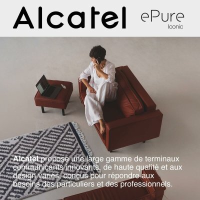 Alcatel Trådløs Telefon ATL1428162 Hvit Plast