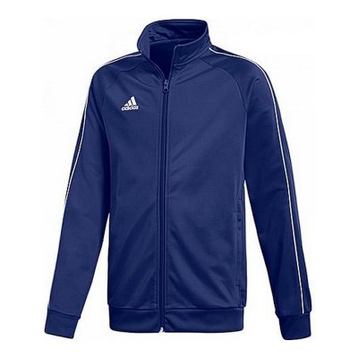 Children's Sports Jacket Adidas CORE18 PES JKTY CV3577 Navy Polyester (10 Years)