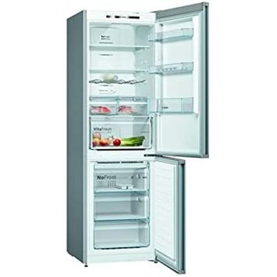 Combined Refrigerator BOSCH KGN36VIDA Steel (186 x 60 cm)