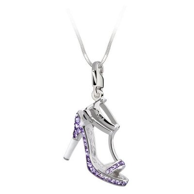Woman's charm link Glamour GS4-19 | Purple (4 cm)
