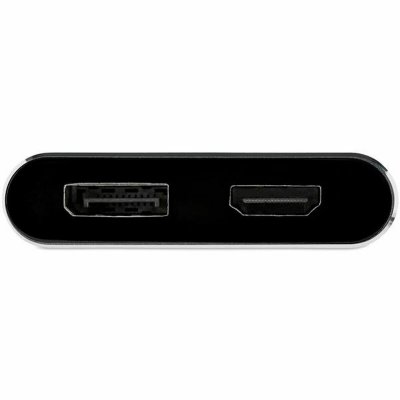 Startech USB C til HDMI/DisplayPort-Adapter CDP2DPHD 4K Ultra HD Grå Aluminium