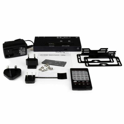 Startech HDMI svitsj VS222HDQ Svart Aluminium