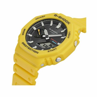 Casio Klokker for Menn GA-B2100C-9AER Gul Rustfritt stål