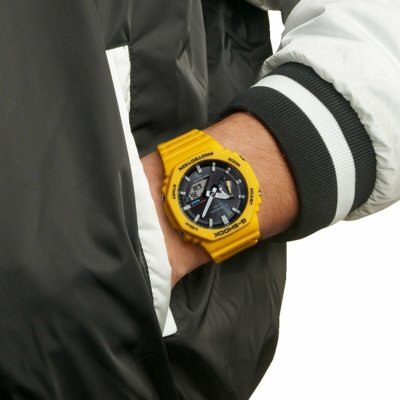 Casio Klokker for Menn GA-B2100C-9AER Gul Rustfritt stål