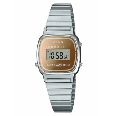 Casio Klokker for Kvinner LA670WES-4AEF (Ø 24 mm) Grå Rustfritt stål