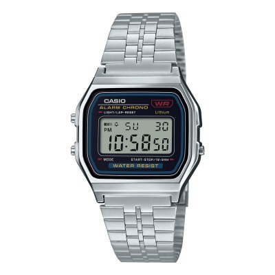 Klokker for Begge Kjønn Casio A159W-N1DF Sølv (Fikset A)
