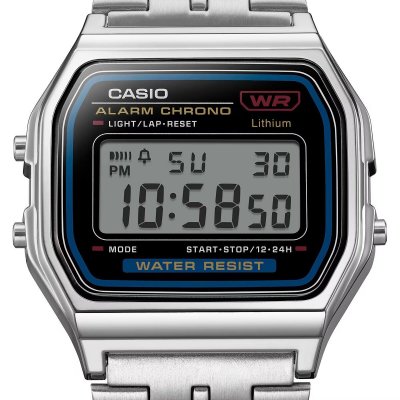 Klokker for Begge Kjønn Casio A159W-N1DF Sølv (Fikset A)