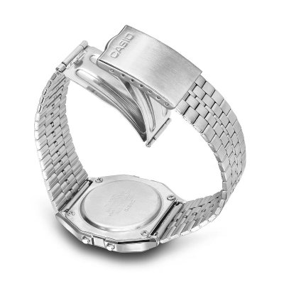 Klokker for Begge Kjønn Casio A159W-N1DF Sølv (Fikset A)