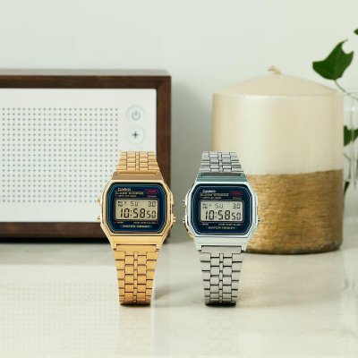 Klokker for Begge Kjønn Casio A159W-N1DF Sølv (Fikset A)