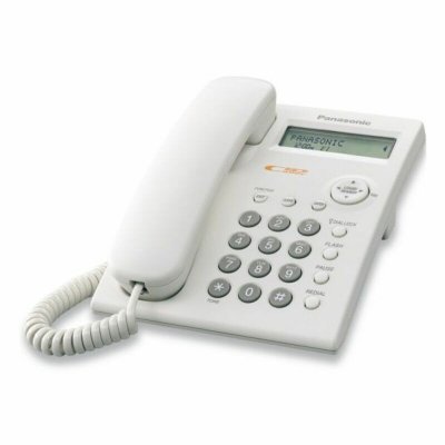 Landline Telephone Panasonic Corded Telephone White
