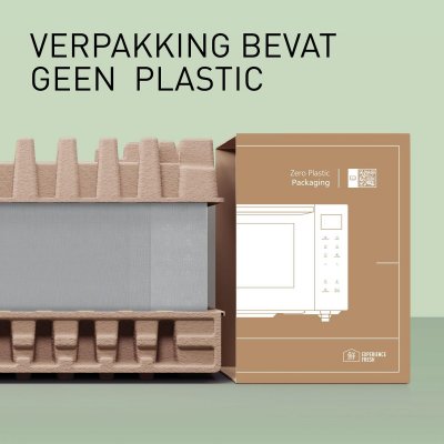 Panasonic Mikrobølgeovn med Grill NNDF37PWEPG Hvit 1000 W 23 L (Fikset A) Rustfritt stål