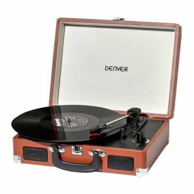 Record Player Denver Electronics 220694 USB Brown