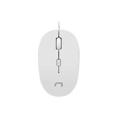 Mouse with Cable and Optical Sensor Natec Sparrow 1200 DPI White
