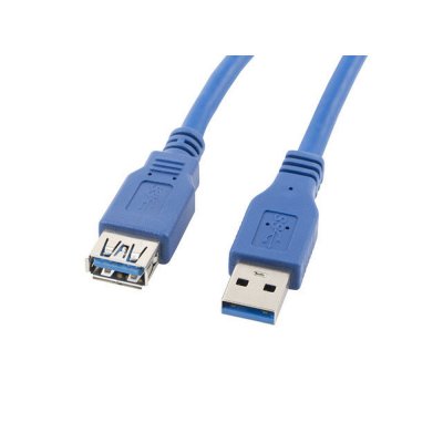 USB 3.0 A to USB A Cable Lanberg CA-US3E-10CC-0018-B (1,8 m)