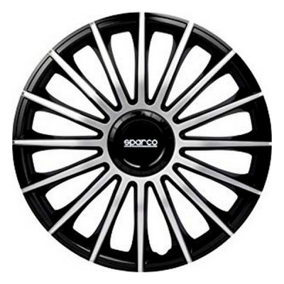 Hubcap Sparco Torino CS5 Black Silver 14" (4 uds)