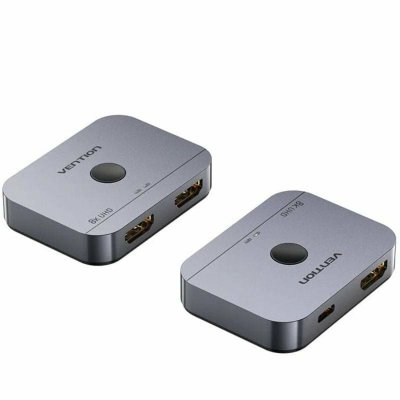 Vention HDMI- bryter AKPH0 Grå 1 m Aluminium