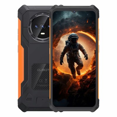 Cubot Smarttelefoner King Kong ES 6, 5" UNISOC T606 6 GB RAM 128 svart, oransje Svart