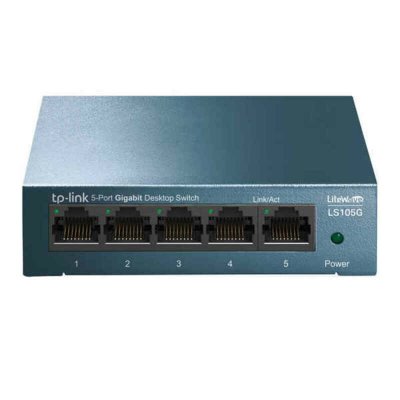 TP-Link Svitsj LS105G RJ-45 Blå Metall