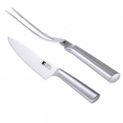 Knife Set Bergner BBQ Stainless steel (2 pcs)