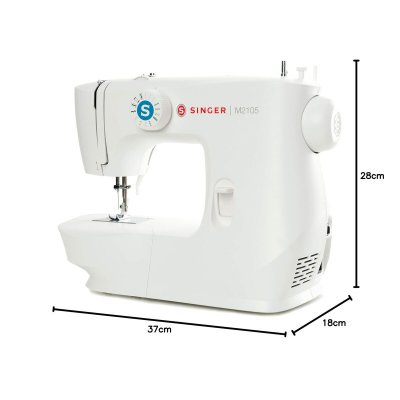 Singer Symaskin M2105 (Fikset A) Hvit Metall