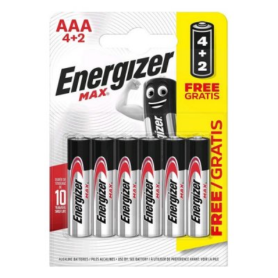 Batteries Max Power Energizer LR03 AAA (6 uds)