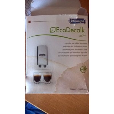 DeLonghi Kalkfjerner EcoDecalk 2x100ml 2 x 100 ml for Kaffemaskin Hvit Plast