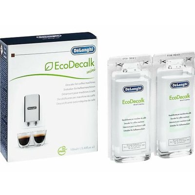 DeLonghi Kalkfjerner EcoDecalk 2x100ml 2 x 100 ml for Kaffemaskin Hvit Plast
