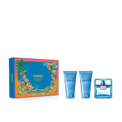 Sett herre parfyme Versace EAU FRAICHE MAN 3 Deler