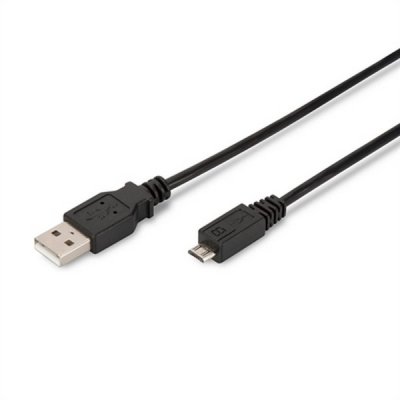 USB 2.0 Cable Ewent EC1018 Black