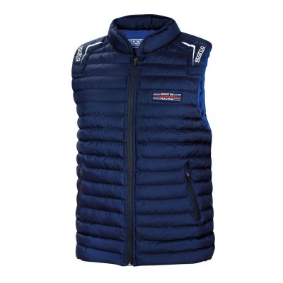 Men's Quilted Gilet Sparco Martini Racing Blue