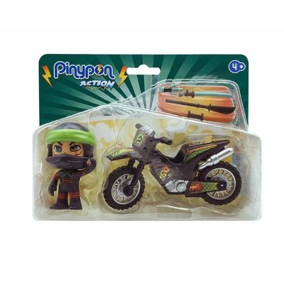 Action Figure Pinypon Pinypon Action Motorbike