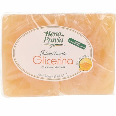 Heno De Pravia Naturlig Glyserin Såpestang Aceites Vegetales 125 g 2 enheter