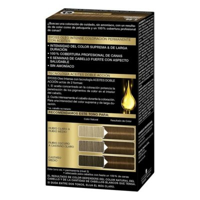 Syoss Permanent Hårfarge Olio Intense Karamell Brun Nº 5, 86 Plantinablond 5. 86-Castano Caramelo