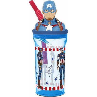 Fles The Avengers Invencible Force Captain America 360 ml