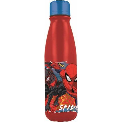 Spider-Man Varmeflaske Moving Target Aluminium 600 ml Rød