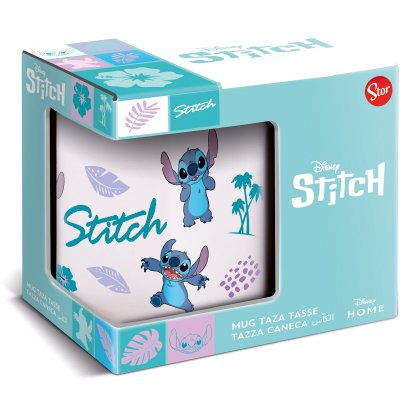 Stitch Krus Blå Syrin Keramikk 350 ml
